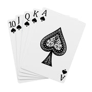 Rise With Purpose Poker Playing Cards — Inspirational Black & White Deck for Game Night