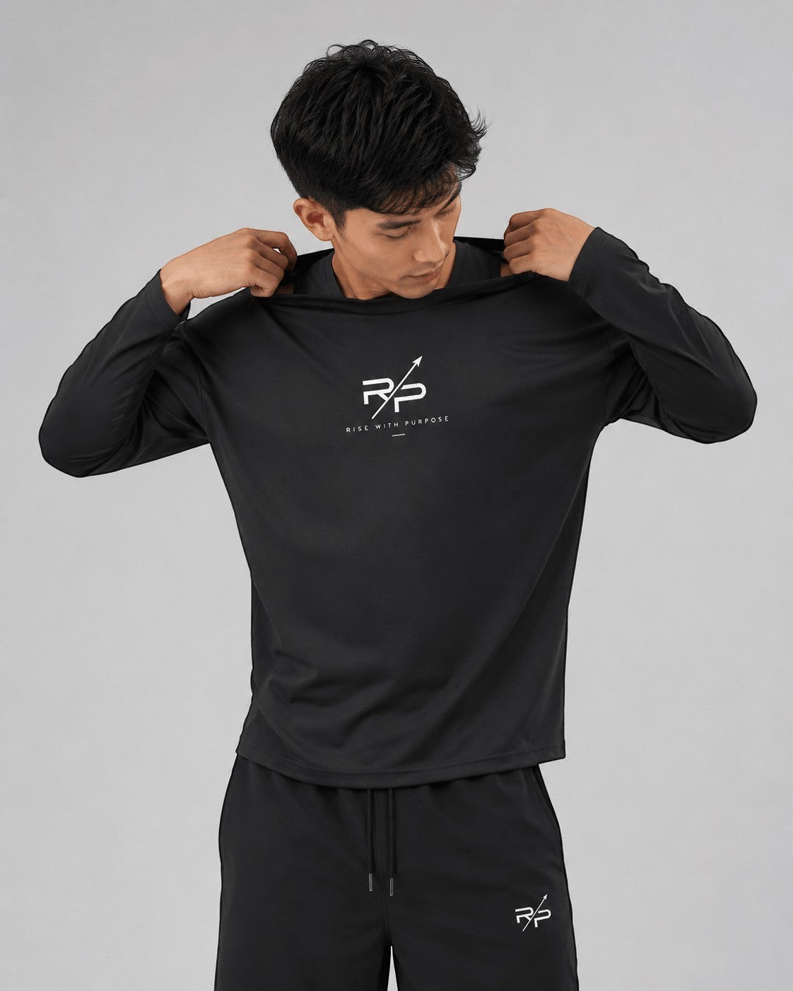 Crew Neck Drop Shoulder Shirt Cotton