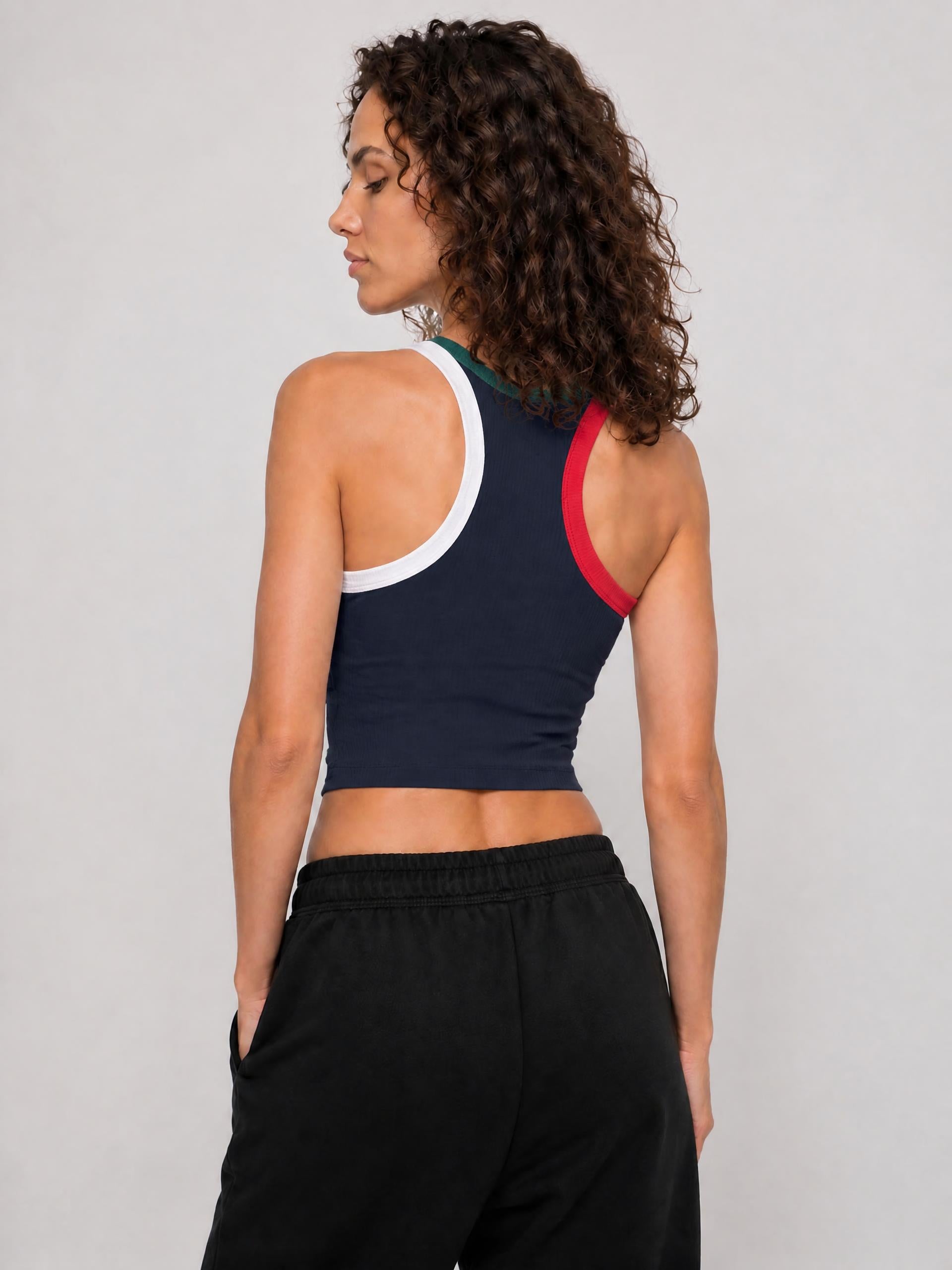 Women’s Color Block Yoga Tank Top