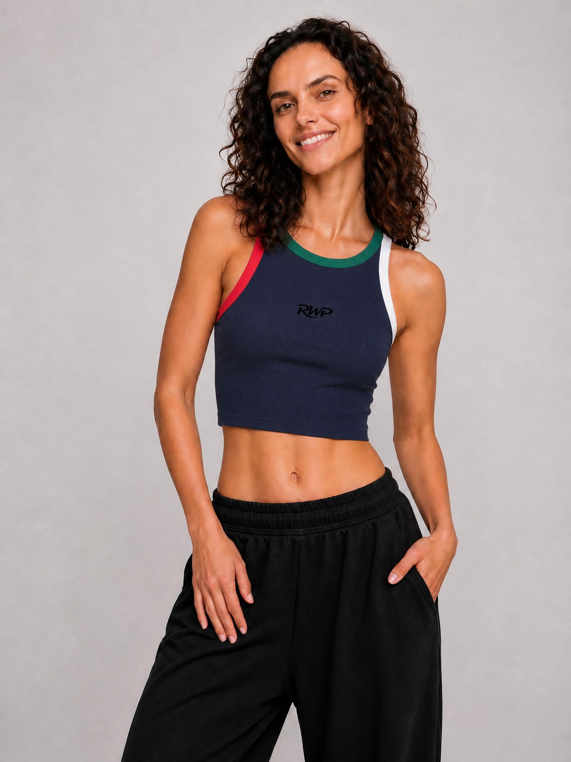Women’s Color Block Yoga Tank Top
