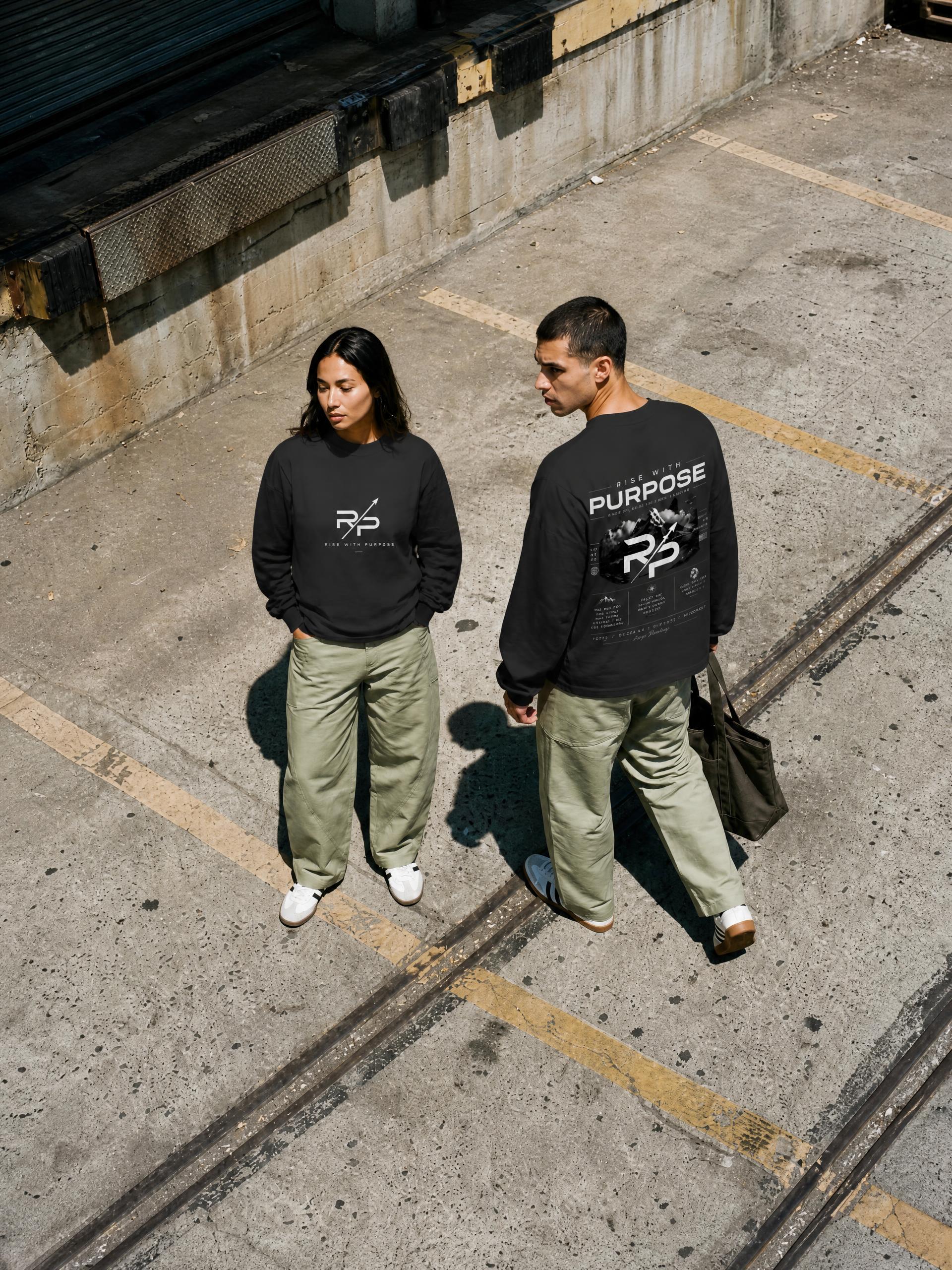 Crew Neck Drop Shoulder Shirt Cotton